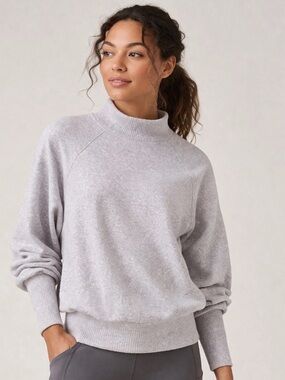 ANTHROPOLOGIE MAEVE Soft Lilac Mockneck Sweater